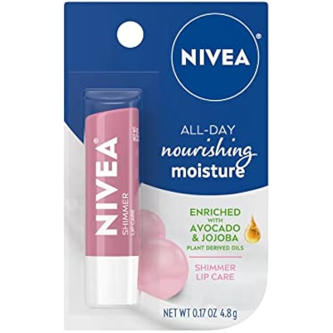Nivea A KISS OF SHIMMER RADIANT LIP CARE SPF 10, 0.17-OUNCE STICKS (PACK OF 3) - Image 2
